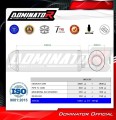 wydech tłumik DOMINATOR OVR CZARNY pasujący do motocykla Yamaha FJ 1200  2