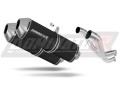 exhaust muffler DOMINATOR OVR BLACK fits to Aprilia Pegaso 650 Strada 2007  2010