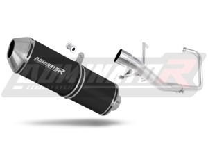 Yamaha YBR 125 2009 - 2018 Sistem complet cu colector si toba de esapament OVR NEGRU + dB killer