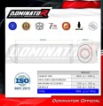 Suzuki GSXR 1300 Hayabusa 1999 - 2007 EXHAUST Muffler Auspuff Sportauspuff Silencer Echappement Silencieux Scarico Scarichi Escape Wydech Tłumik OVR BL Dominator Exhaust System 1