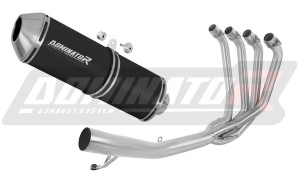 Suzuki GSF 1250 N / S BANDIT 2007 - 2016 Full Exhaust System Collector Silencer OVR BLACK + dB killer