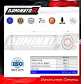 kompletny układ wydechowy z tłumikiem DOMINATOR Full System OVR CZARNY pasujący do motocykla Suzuki GSF 1250 N / S BANDIT 2007 - 2016 2