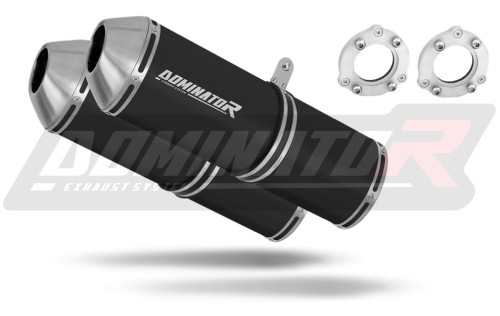 wydech tłumik DOMINATOR OVR CZARNY pasujący do motocykla Suzuki SV 1000 N 2003 - 2007 3