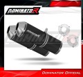 wydech tłumik DOMINATOR OVR CZARNY pasujący do motocykla Suzuki GSXR 1000 K7 K8 2007 - 2008 3