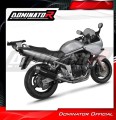 wydech tłumik DOMINATOR S6 CZARNY pasujący do motocykla Suzuki GSF BANDIT 1200 2001 - 2005 2