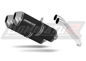 Suzuki DL 1000 V Strom 2002 - 2011 Exhaust Silencer Muffler OVR BLACK + dB killer