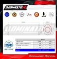 wydech tłumik DOMINATOR OVR CZARNY pasujący do motocykla Suzuki DL 1000 V Strom 2002 - 2011 2