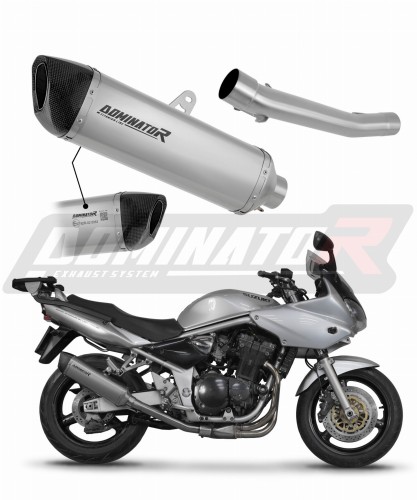 exhaust muffler DOMINATOR homologated road legal titanium HP6 fits to Suzuki GSF BANDIT 600 2000  2004