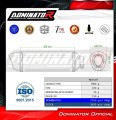 wydech tłumik DOMINATOR Homologowany HP6 CZARNY pasujący do motocykla Suzuki GSF BANDIT 1200 2001 - 2005 4