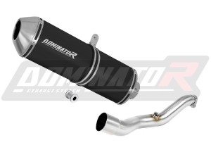 Suzuki BURGMAN 400 2007 - 2016 Toba de esapament OVR NEGRU + dB killer