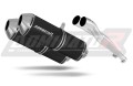 exhaust muffler DOMINATOR OVR BLACK fits to Kawasaki ZZR 1400 2006  2011