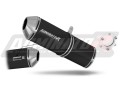 wydech tłumik DOMINATOR Homologowany OVR CZARNY pasujący do motocykla Kawasaki ZX7R 1996 - 2003