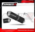 exhaust muffler DOMINATOR homologated road legal OVR BLACK fits to Kawasaki ZX6R 636 2003  2004 3