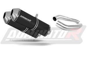 Honda VTR 1000F Firestorm 2002 - 2006 Toba de esapament OVR NEGRU + dB killer