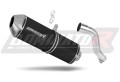 wydech tłumik DOMINATOR OVR CZARNY pasujący do motocykla Honda XL 700 V TRANSALP 2008 - 2014