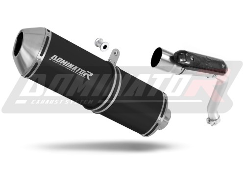 exhaust muffler DOMINATOR OVR BLACK fits to Honda CB 600F HORNET 2003  2006 3