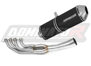 BMW K1200GT 2003 - 2005 Sistem complet cu colector si toba de esapament OVR NEGRU + dB killer