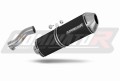 wydech tłumik DOMINATOR OVR CZARNY pasujący do motocykla BMW R850R 2004 - 2007