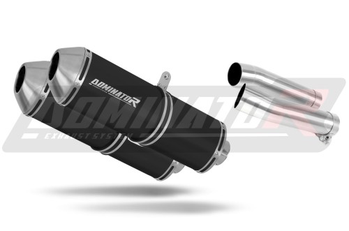 wydech tłumik DOMINATOR OVR CZARNY pasujący do motocykla Aprilia Tuono 1000 R 2006 - 2010