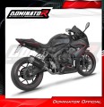 complete exhaust system with muffler DOMINATOR Full System S6 BLACK fits to Honda CBR 650 R / EClutch 2024  2025