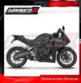 kompletny układ wydechowy z tłumikiem DOMINATOR Full System GP CZARNY pasujący do motocykla Honda CB 650 R / E-Clutch 2024 - 2025 2