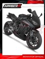 Honda CB 650 R / E-Clutch 2024 - 2025 Collector Manifold Full Exhaust System Muffler Auspuff Sportauspuff Silencer Echappement Silencieux Scarico Scarichi Escape Wydech Tłumik Titanium HP8 Dominator Exhaust System 5