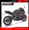 Honda CB 650 R / E-Clutch 2024 - 2025 Collector Manifold Full Exhaust System Muffler Auspuff Sportauspuff Silencer Echappement Silencieux Scarico Scarichi Escape Wydech Tłumik HP6 BLACK Dominator Exhaust System 3