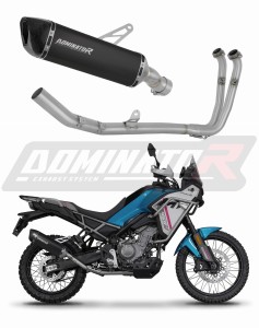 CF MOTO 450 MT 2024 Sistem complet cu colector si toba de esapament HP6 NEGRU + dB killer