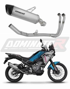 CF MOTO 450 MT 2024 Sistem complet cu colector si toba de esapament Titan HP6 + dB killer