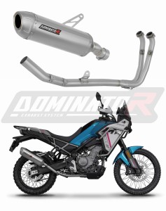 CF MOTO 450 MT 2024 Full Exhaust System Collector Silencer S6 + dB killer