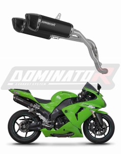 Kawasaki ZX10R 2006 - 2007 Toba de esapament HP6 NEGRU + dB killer