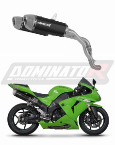 Kawasaki ZX10R 2006 - 2007 Toba de esapament S6 NEGRU + dB killer