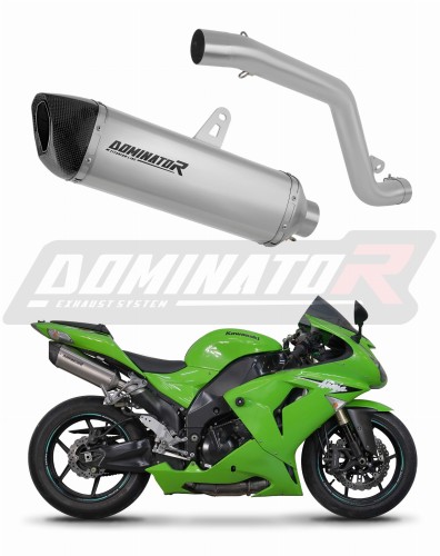exhaust muffler DOMINATOR titanium HP6 fits to Kawasaki ZX10R 2006  2007