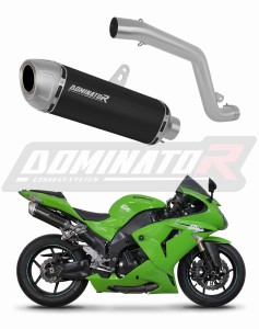 Kawasaki ZX10R 2006 - 2007 Right Side Toba de esapament S6 NEGRU + dB killer