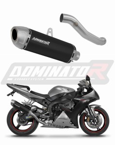 Yamaha YZF R1 1000 RN09 2002 - 2003 Toba de esapament S6 NEGRU + dB killer