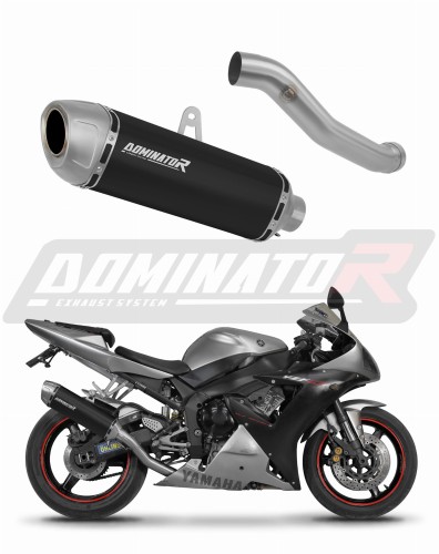 wydech tłumik DOMINATOR S6 CZARNY pasujący do motocykla Yamaha YZF R1 1000 RN09 2002 - 2003