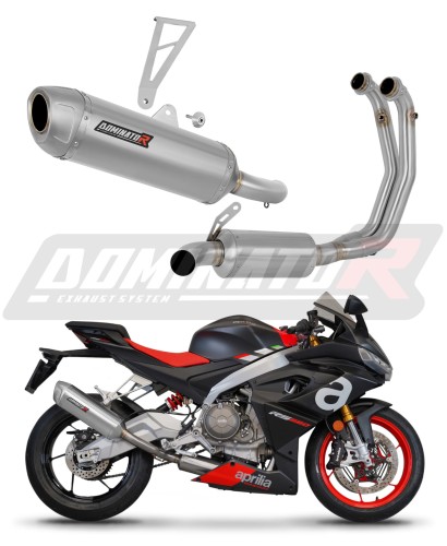 complete exhaust system with muffler DOMINATOR Full System S6 fits to Aprilia RS 660 2020  2024