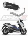 complete exhaust system with muffler DOMINATOR Full System OV G2 BLACK fits to Honda NSS 125 FORZA 2017  2020