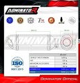 kompletny układ wydechowy z tłumikiem DOMINATOR Full System Tytanowy HP8 pasujący do motocykla Honda NSS 125 FORZA 2017 - 2020 6
