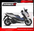 complete exhaust system with muffler DOMINATOR Full System HP8 BLACK fits to Honda NSS 125 FORZA 2017  2020 5