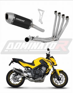 Honda CB 650 F 2014 - 2018 Sistem complet cu colector si toba de esapament S6 NEGRU + dB killer