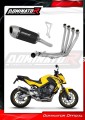 complete exhaust system with muffler DOMINATOR Full System S6 BLACK fits to Honda CB 650 F 2014  2018 2