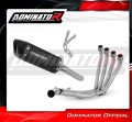 complete exhaust system with muffler DOMINATOR Full System HP6 BLACK fits to Honda CB 650 R 2019  2023 3