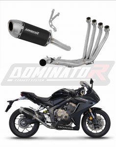 Honda CB 650 R 2019 - 2023 Sistem complet cu colector si toba de esapament S6 NEGRU + dB killer