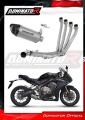 kompletny układ wydechowy z tłumikiem DOMINATOR Full System Tytanowy HP8 pasujący do motocykla Honda CB 650 R 2019 - 2023 2