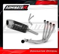 complete exhaust system with muffler DOMINATOR Full System S6 BLACK fits to Honda CBR 650 R 2019  2023 3