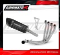 complete exhaust system with muffler DOMINATOR Full System HP6 BLACK fits to Honda CBR 650 F 2014  2018 3