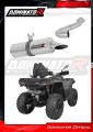 EXHAUST CF MOTO C Force 1000 Touring 2024 Muffler Auspuff Sportauspuff Silencer Echappement Silencieux Scarico Scarichi Escape Wydech Tłumik OKRĄGŁY Dominator