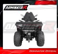 EXHAUST CF MOTO C Force 1000 Touring 2024 Muffler Auspuff Sportauspuff Silencer Echappement Silencieux Scarico Scarichi Escape Wydech Tłumik OKRĄGŁY Dominator 3