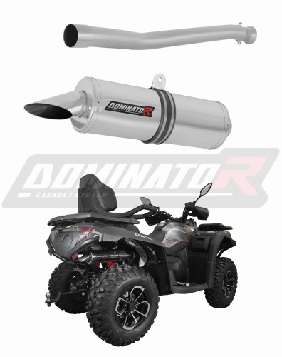 EXHAUST CF MOTO C Force 625 Touring 2024 Muffler Auspuff Sportauspuff Silencer Echappement Silencieux Scarico Scarichi Escape Wydech Tłumik OKRĄGŁY Dominator x
